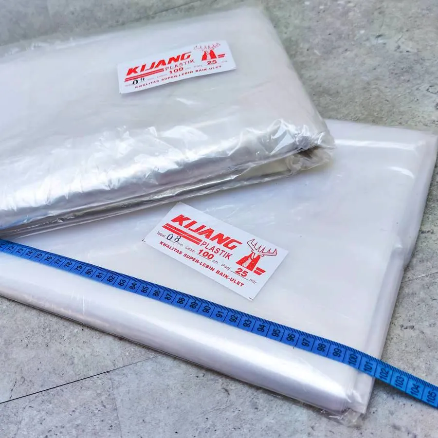 produsen plastik PE bening transparan